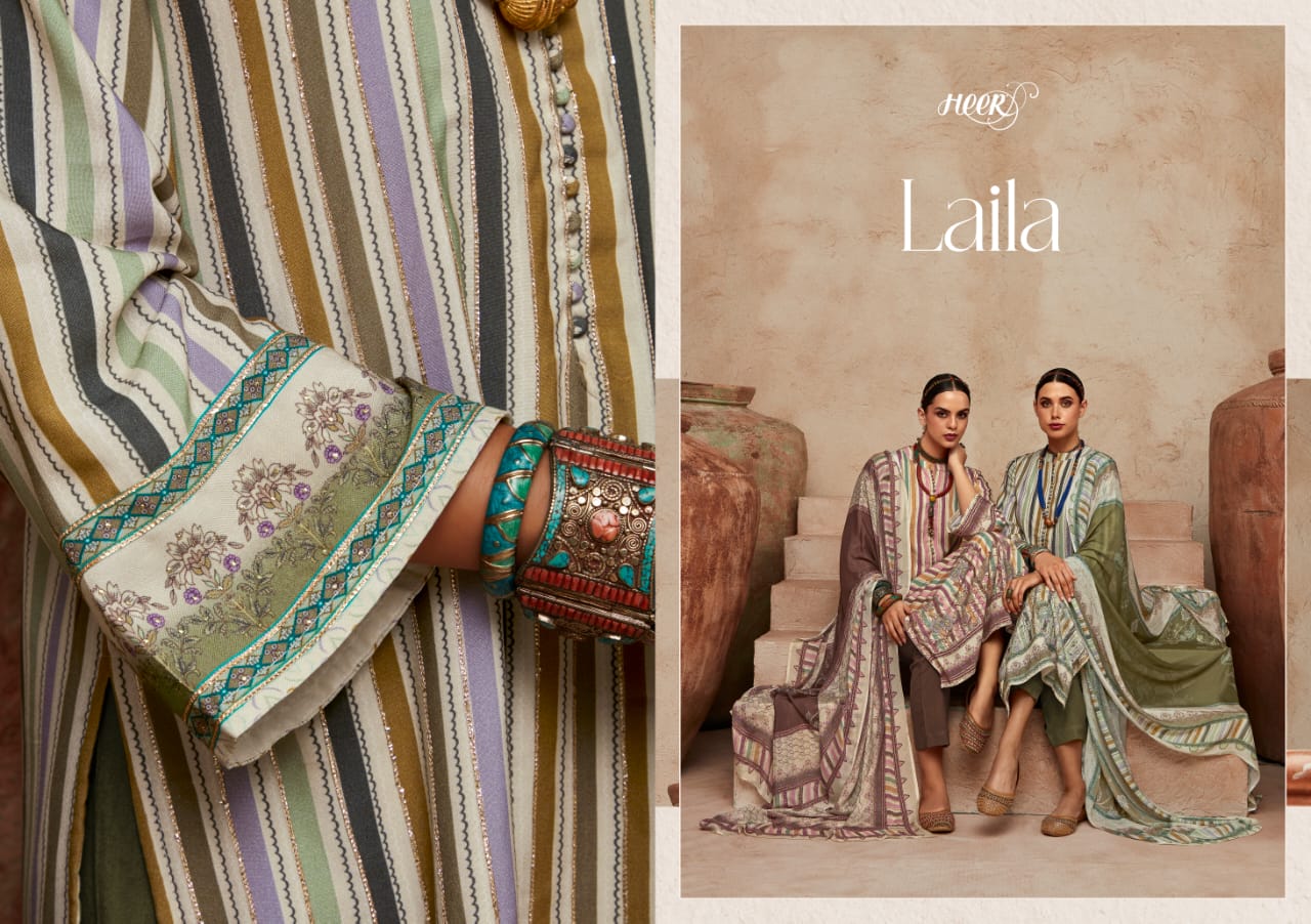 Laila By Heer Kimora Heavy Pure Cotton Dress Material Catalog